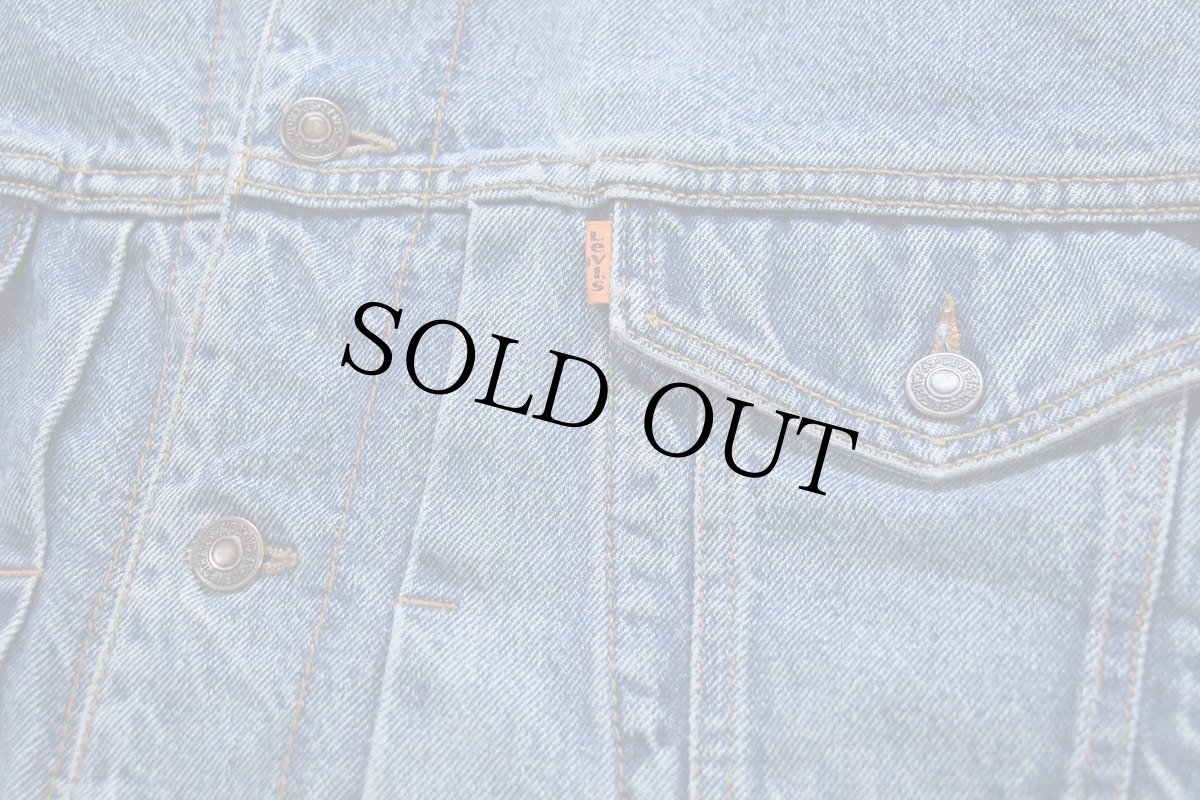 画像4: 90s Levi'sリーバイス リバーシブル スウェット×デニムジャケット 4ポケット★ユーロ (4)