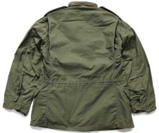 画像2: 70s 米軍 U.S.ARMY M-65 フィールドジャケット オリーブグリーン S-S (2)