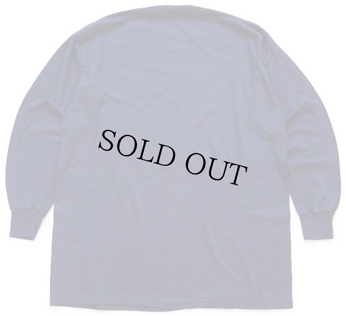 画像2: 80s USA製 TULSA RUN 長袖Tシャツ 紺 L (2)