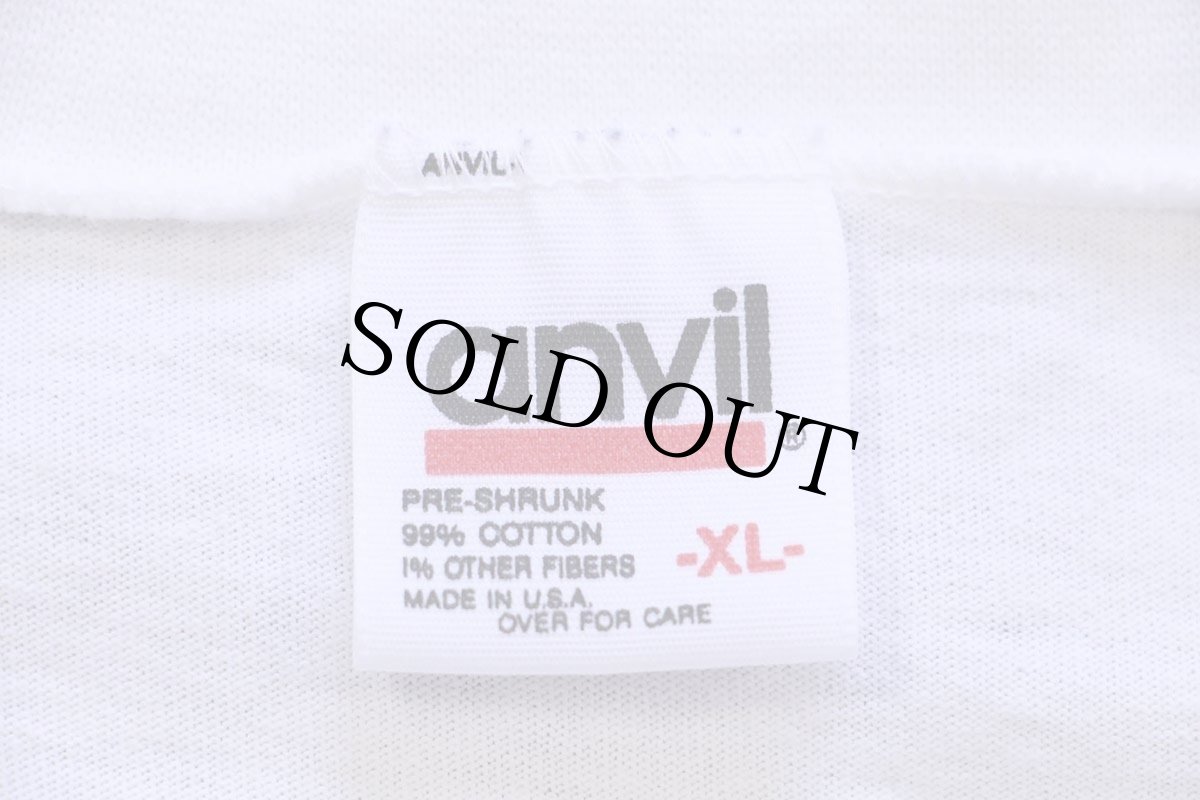 画像5: 90s USA製 YELLOWSTONE ART CENTER Summer Fair スイカ アート コットン 長袖Tシャツ 白 XL (5)