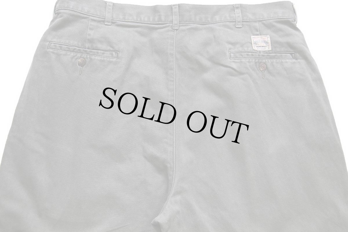 画像5: 90s ポロ ラルフローレン ツータック コットン チノパン グリーングレー w36 L32★312 (5)