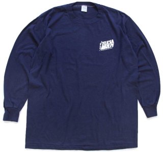 80s USA製 ピースマーク ポケットTシャツ 紺 M - Sixpacjoe Web Shop