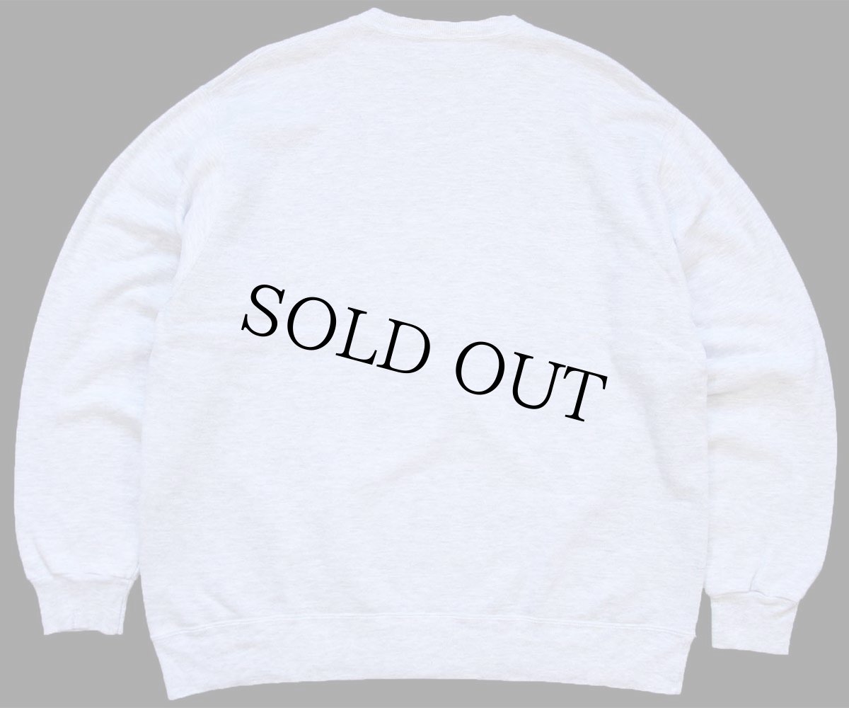 画像2: 00s メキシコ製 Championチャンピオン HARVARD 前V スウェット 杢ライトグレー XXL★特大 (2)