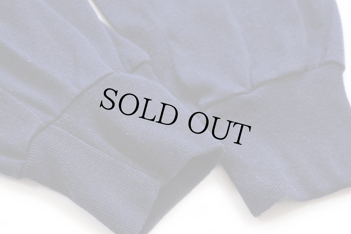 画像5: 80s USA製 TULSA RUN 長袖Tシャツ 紺 L (5)