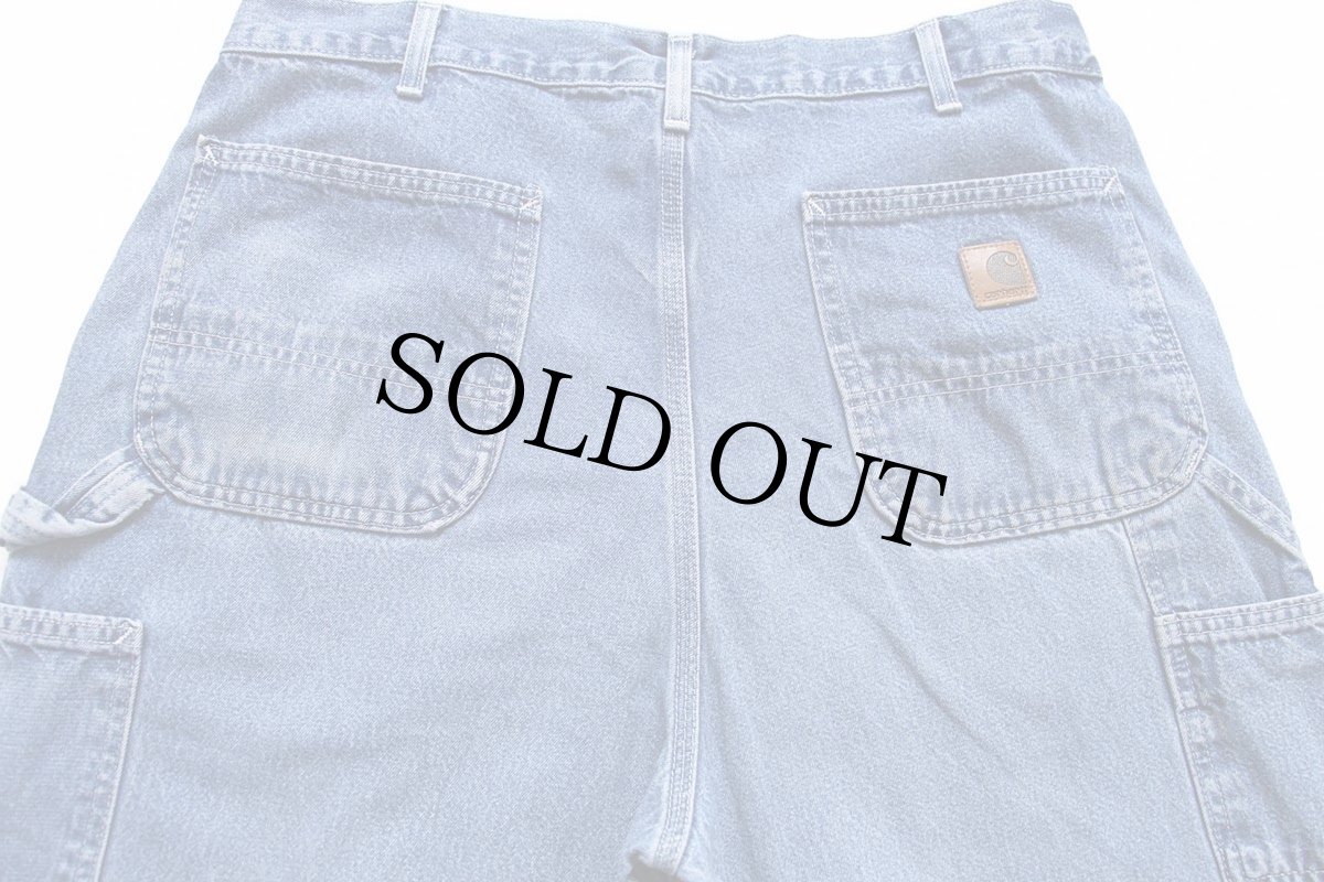 画像5: 00s メキシコ製 carharttカーハート デニム ペインターパンツ w36 L34 (5)