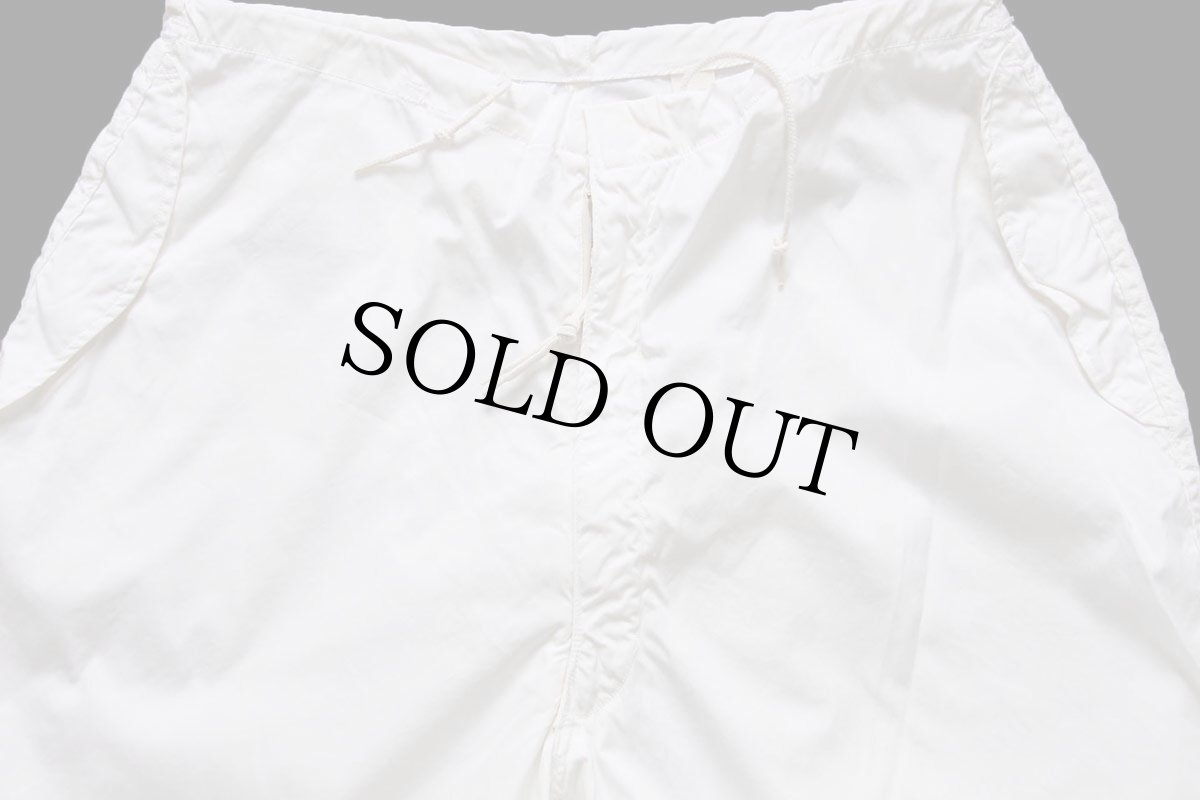 画像4: 90s 米軍 U.S.ARMY スノーカモ コットン×ナイロン オーバーパンツ ホワイト M-R★A (4)