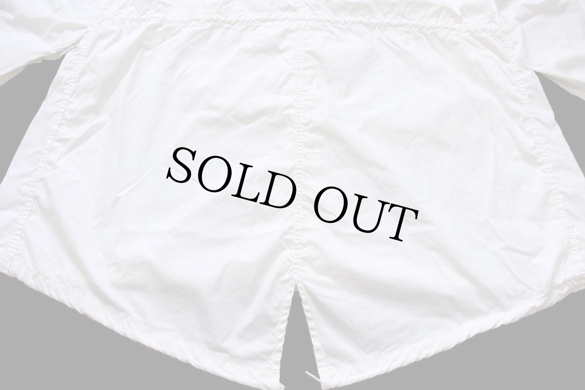 画像6: 80s 米軍 U.S.ARMY スノーカモ フィールド パーカー ホワイト L★B モッズコート フィッシュテール (6)