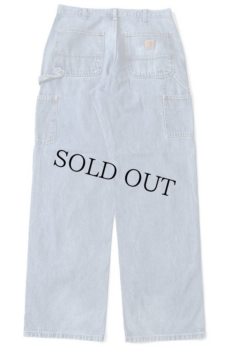 画像3: メキシコ製 carharttカーハート デニム ペインターパンツ w32 L32 (3)