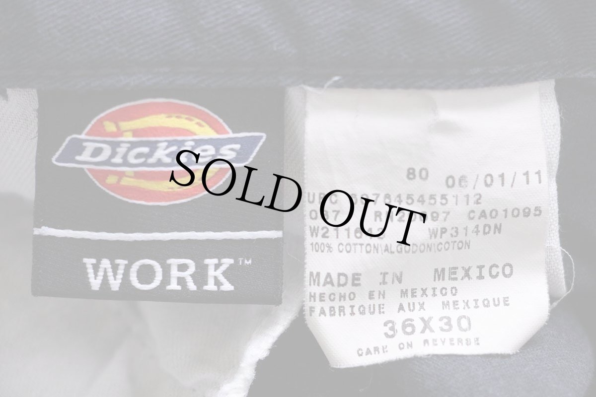 画像6: Dickies WORK ディッキーズ VOLKSWAGENフォルクスワーゲン ロゴ刺繍 コットン ワークパンツ 濃紺 w36 L30★B 874 (6)