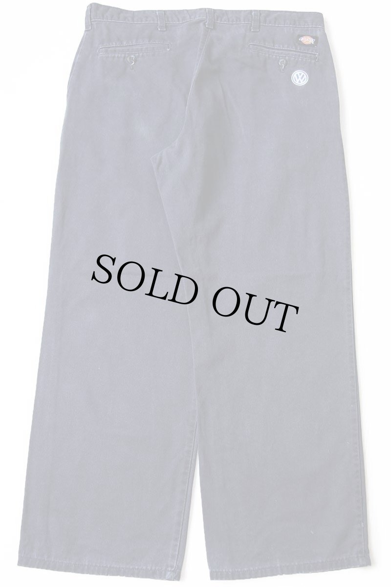 画像3: Dickies WORK ディッキーズ VOLKSWAGENフォルクスワーゲン ロゴ刺繍 コットン ワークパンツ 濃紺 W36 L30★A 874 (3)