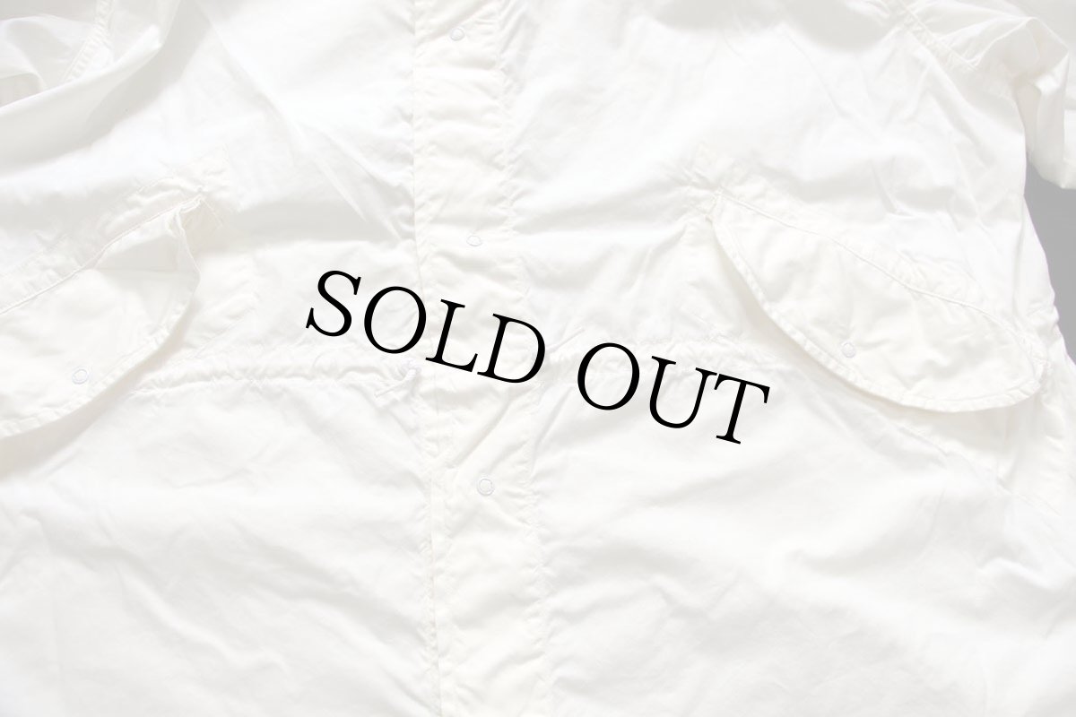 画像7: 80s 米軍 U.S.ARMY スノーカモ フィールド パーカー ホワイト L★B モッズコート フィッシュテール (7)