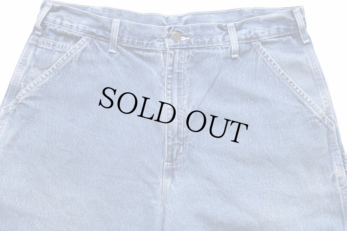 画像4: 00s メキシコ製 carharttカーハート デニム ペインターパンツ w36 L34 (4)