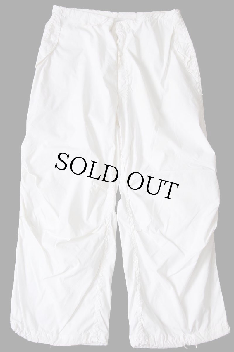 画像2: 90s 米軍 U.S.ARMY スノーカモ コットン×ナイロン オーバーパンツ ホワイト M-R★A (2)