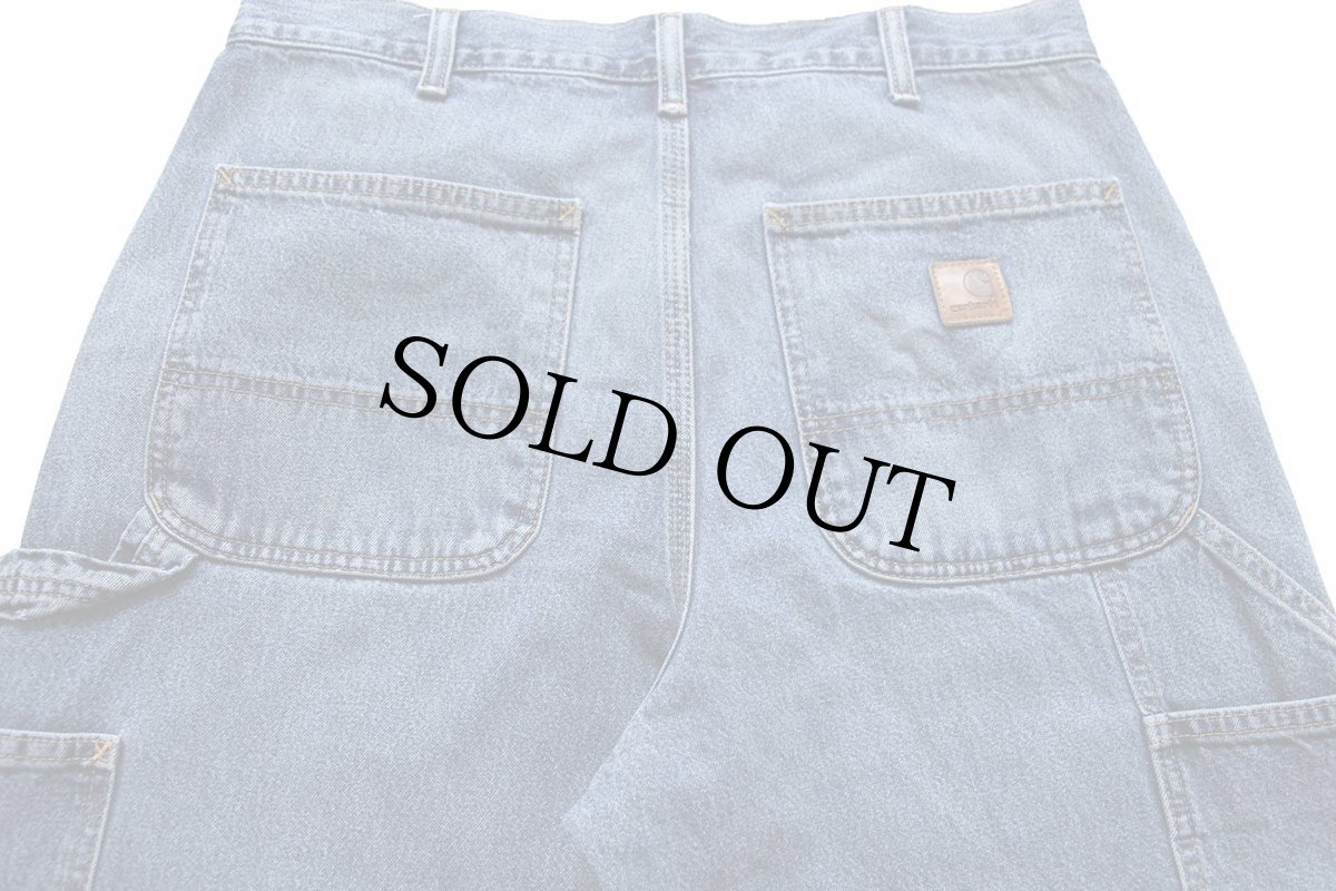 画像5: メキシコ製 carharttカーハート デニム ペインターパンツ w32 L32 (5)