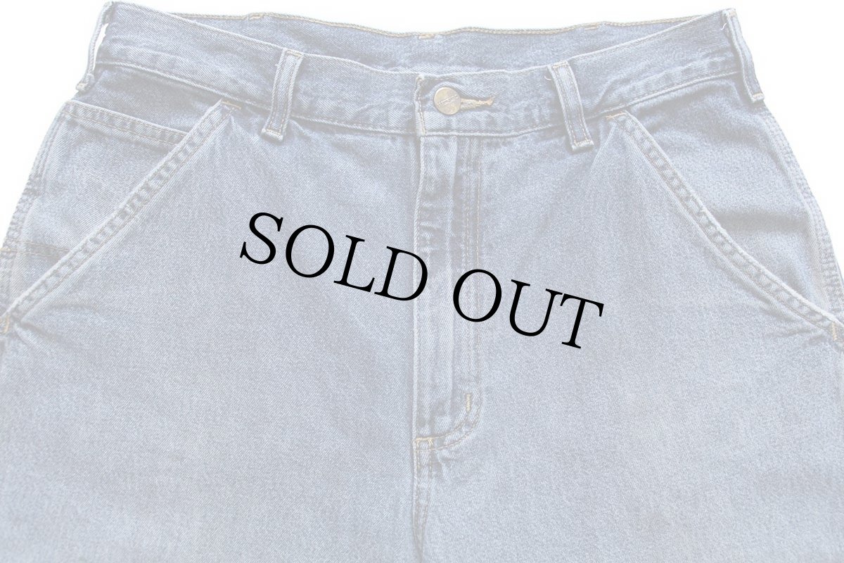 画像4: メキシコ製 carharttカーハート デニム ペインターパンツ w32 L32 (4)