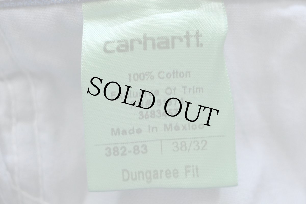 画像6: メキシコ製 carharttカーハート ペンキ飛び デニム ペインターパンツ w38 L32 (6)