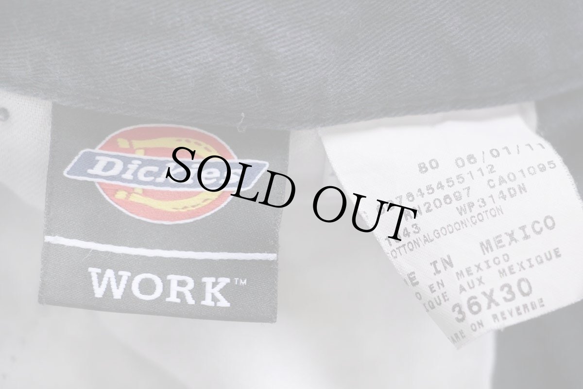 画像6: Dickies WORK ディッキーズ VOLKSWAGENフォルクスワーゲン ロゴ刺繍 コットン ワークパンツ 濃紺 W36 L30★A 874 (6)