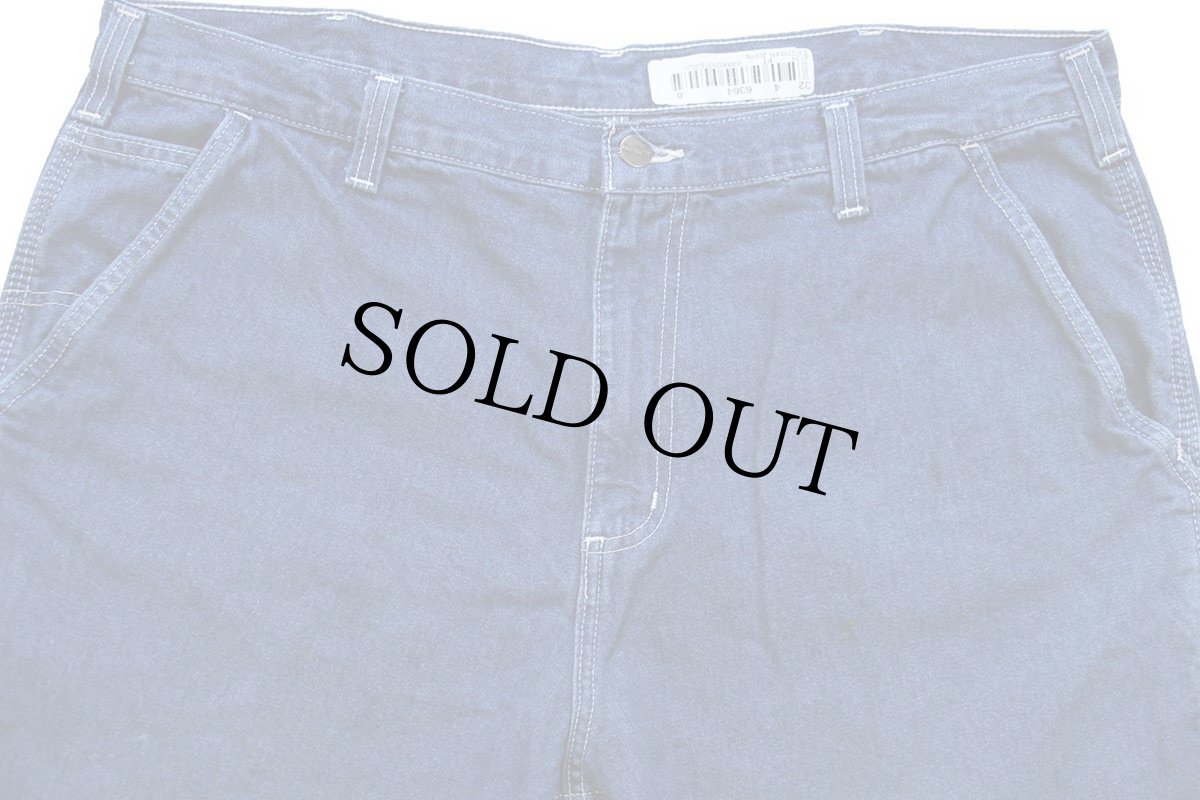 画像4: メキシコ製 carharttカーハート ペンキ飛び デニム ペインターパンツ w38 L32 (4)