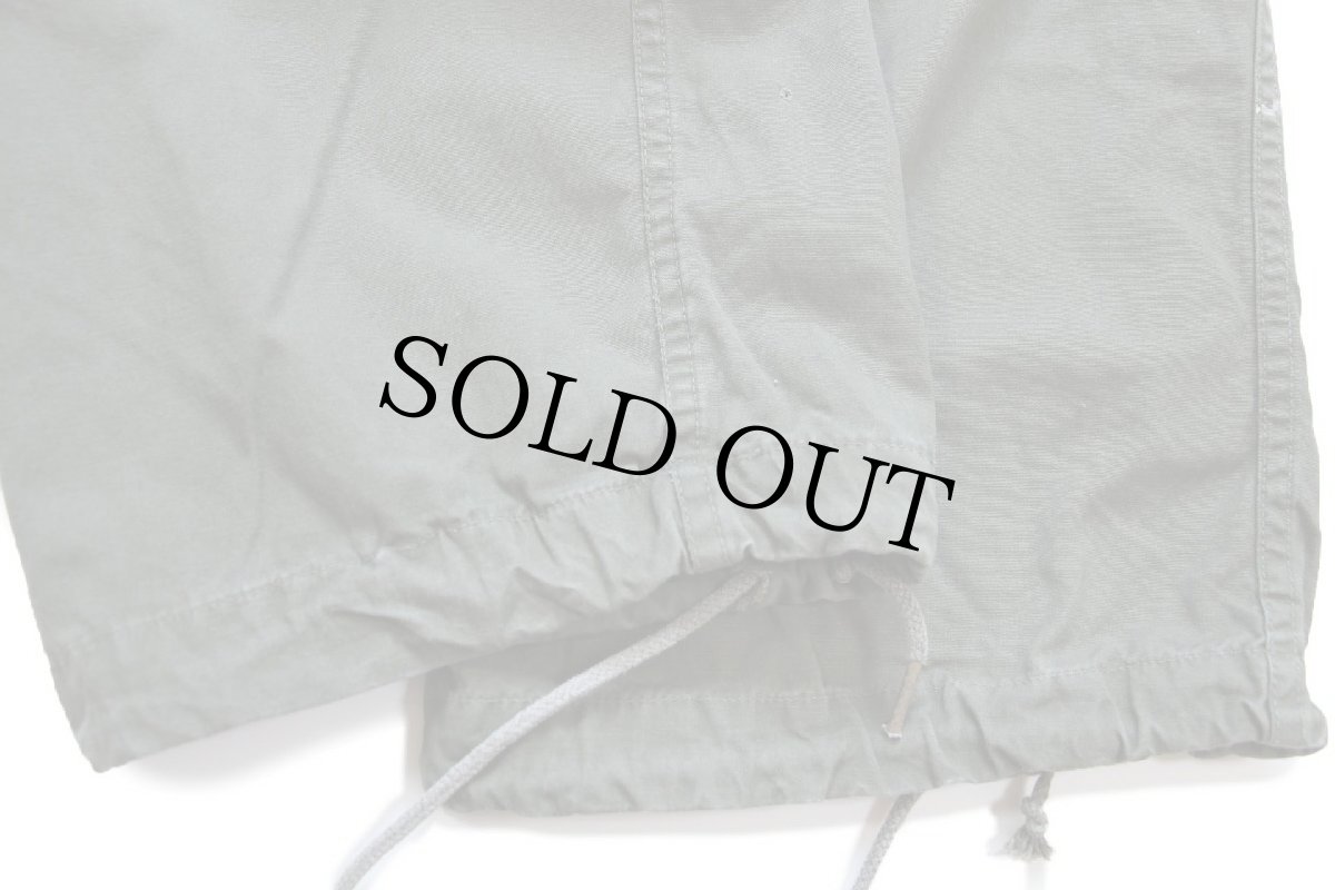 画像7: 60s 米軍 U.S.ARMY ペンキ飛び ジャングルファティーグパンツ 2nd ノンリップ オリーブグリーン R-S (7)