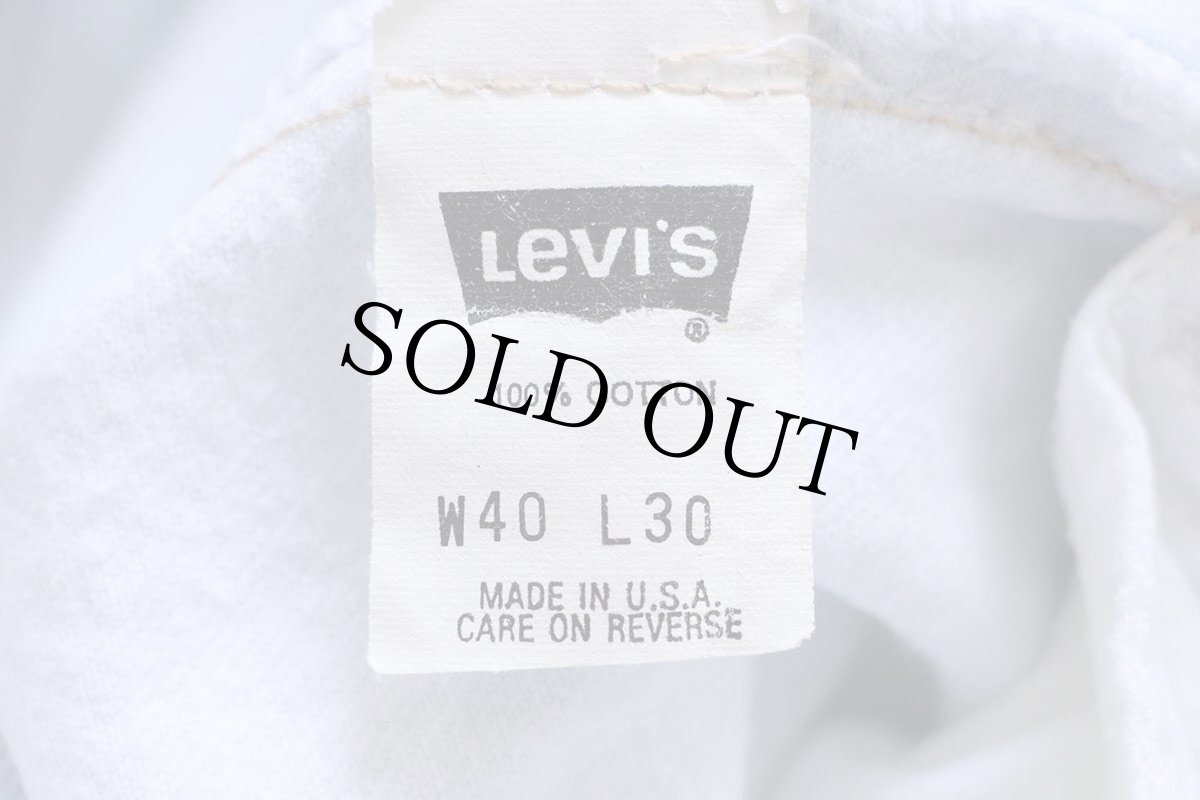 画像6: 90s USA製 Levi'sリーバイス 501 デニムパンツ アイスブルー W40 L30 (6)