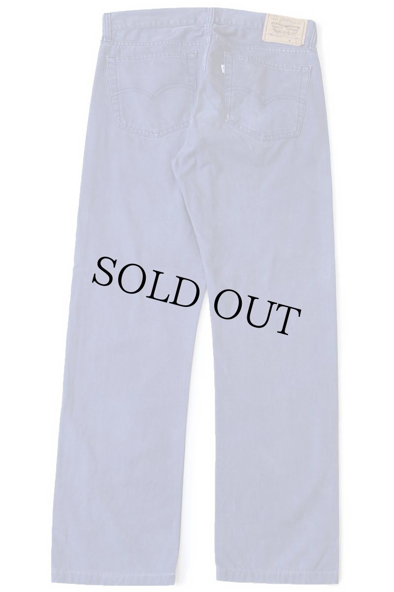 画像3: 90s イタリア製 Levi'sリーバイス 505 コットン キャンバス パンツ ナス紺 W33★ユーロ (3)