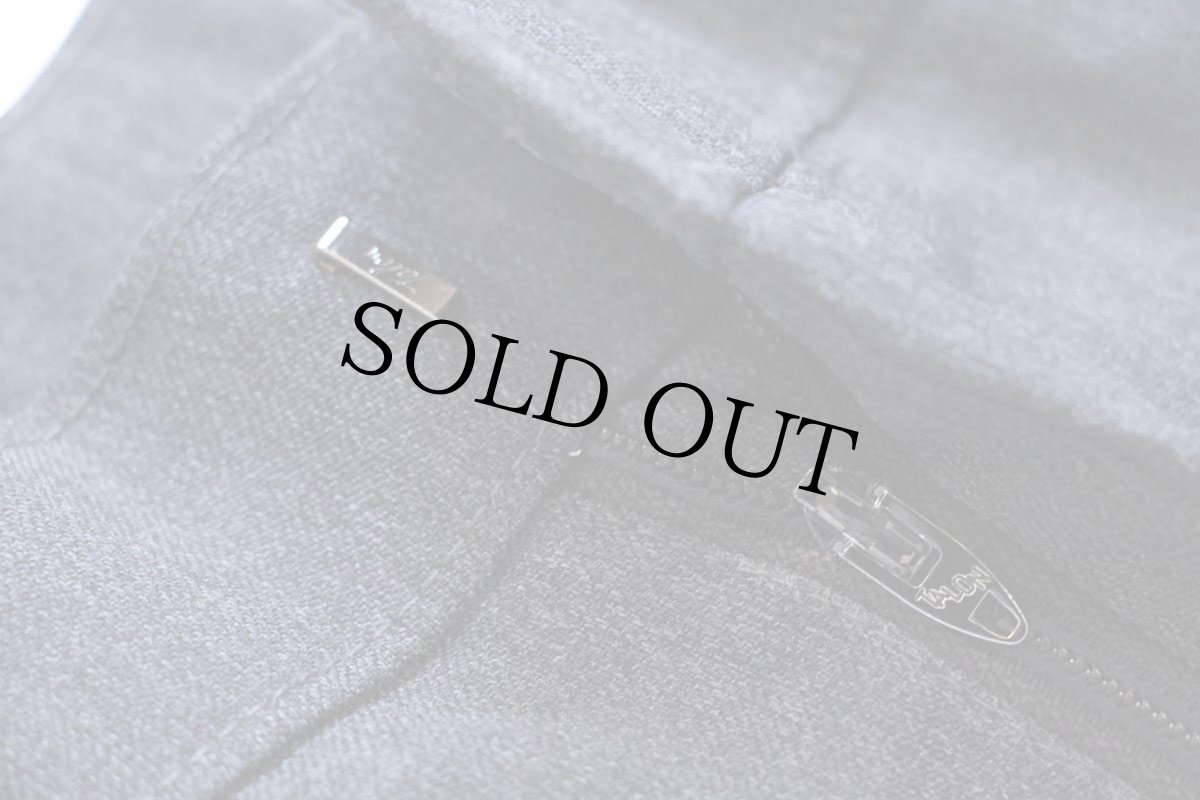 画像7: 80s Levi'sリーバイス Action Slacks STA-PRESTスタプレ フレア スラックス ポリエステルパンツ 杢グレー w36 (7)