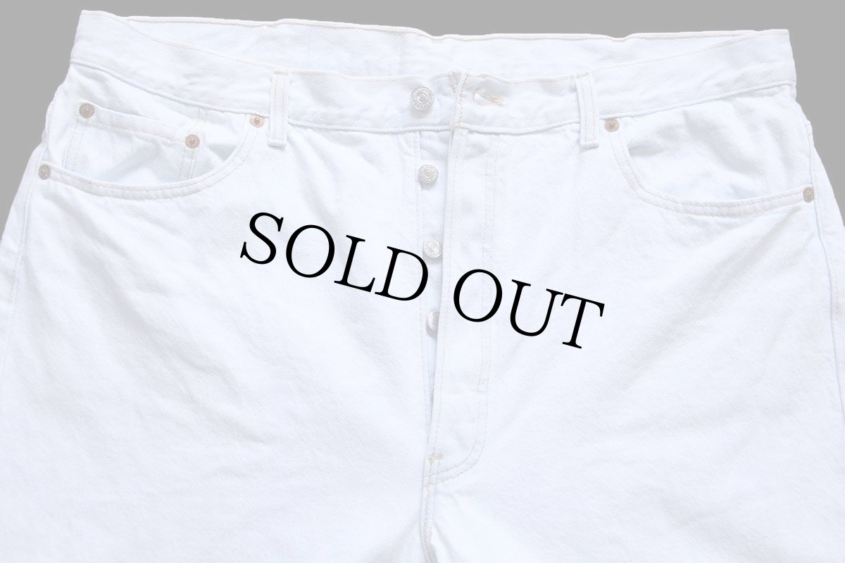 画像4: 90s USA製 Levi'sリーバイス 501 デニムパンツ アイスブルー W40 L30 (4)