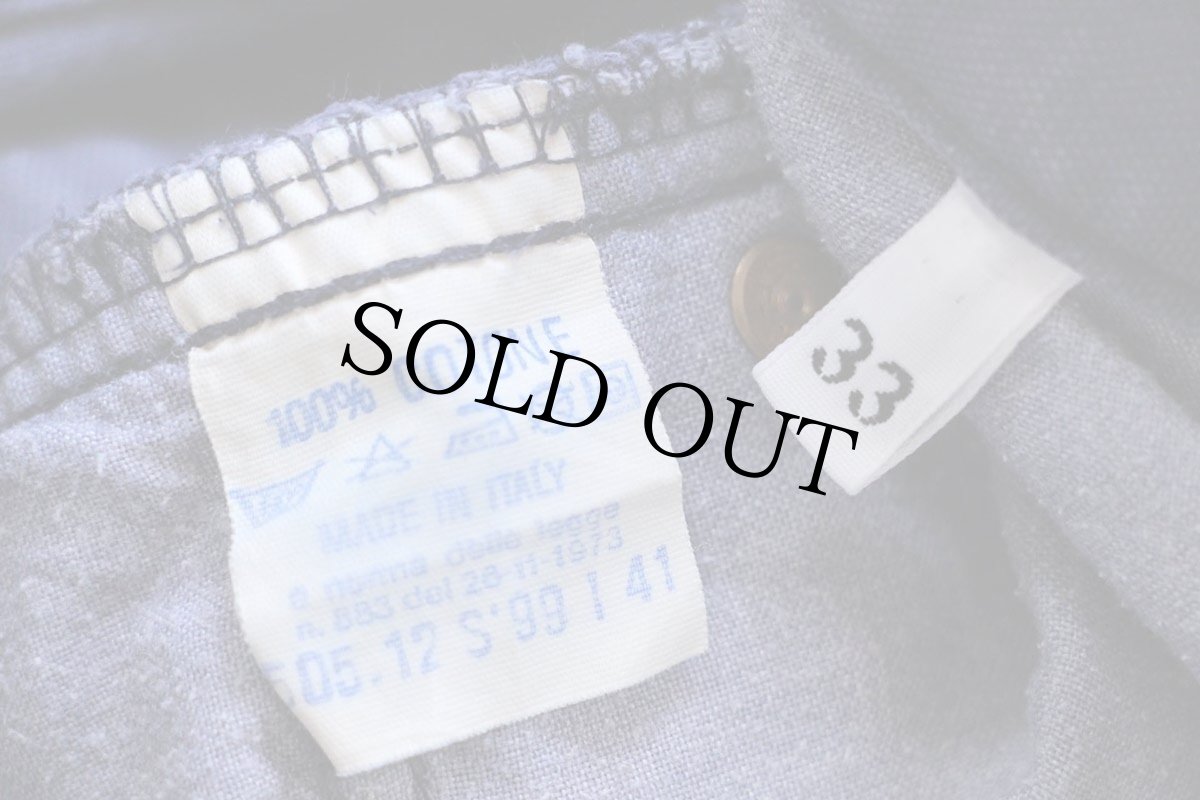 画像7: 90s イタリア製 Levi'sリーバイス 505 コットン キャンバス パンツ ナス紺 W33★ユーロ (7)