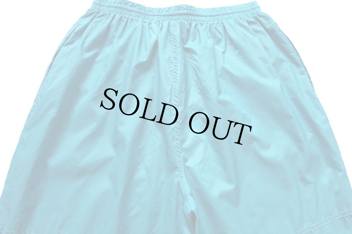 画像5: 90s NIKEナイキ ワンポイント ナイロンパンツ 青緑 M (5)