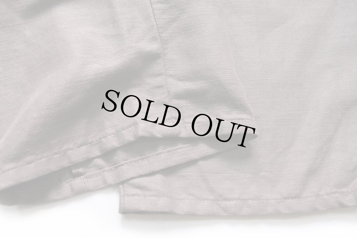 画像7: 90s カナダ製 DOCKERSドッカーズ ツータック スラックス リネン×コットンパンツ グレーブラウン w38 L30★Levi'sリーバイス (7)