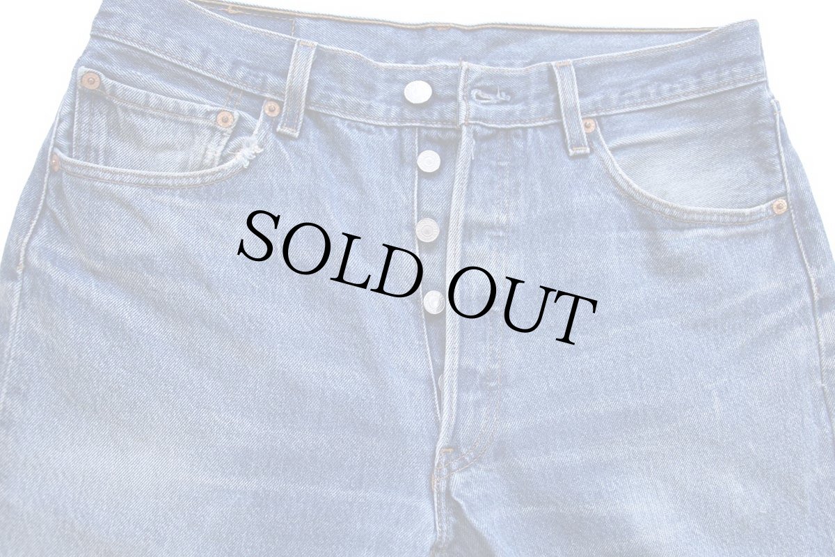 画像4: 00s メキシコ製 Levi'sリーバイス 501 デニムパンツ ヒゲ w34★160 (4)