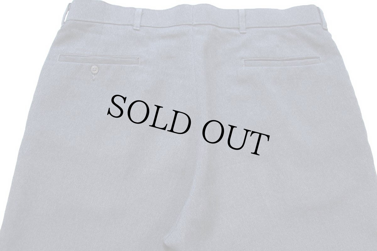 画像5: 80s Levi'sリーバイス Action Slacks STA-PRESTスタプレ フレア スラックス ポリエステルパンツ 杢グレー w36 (5)