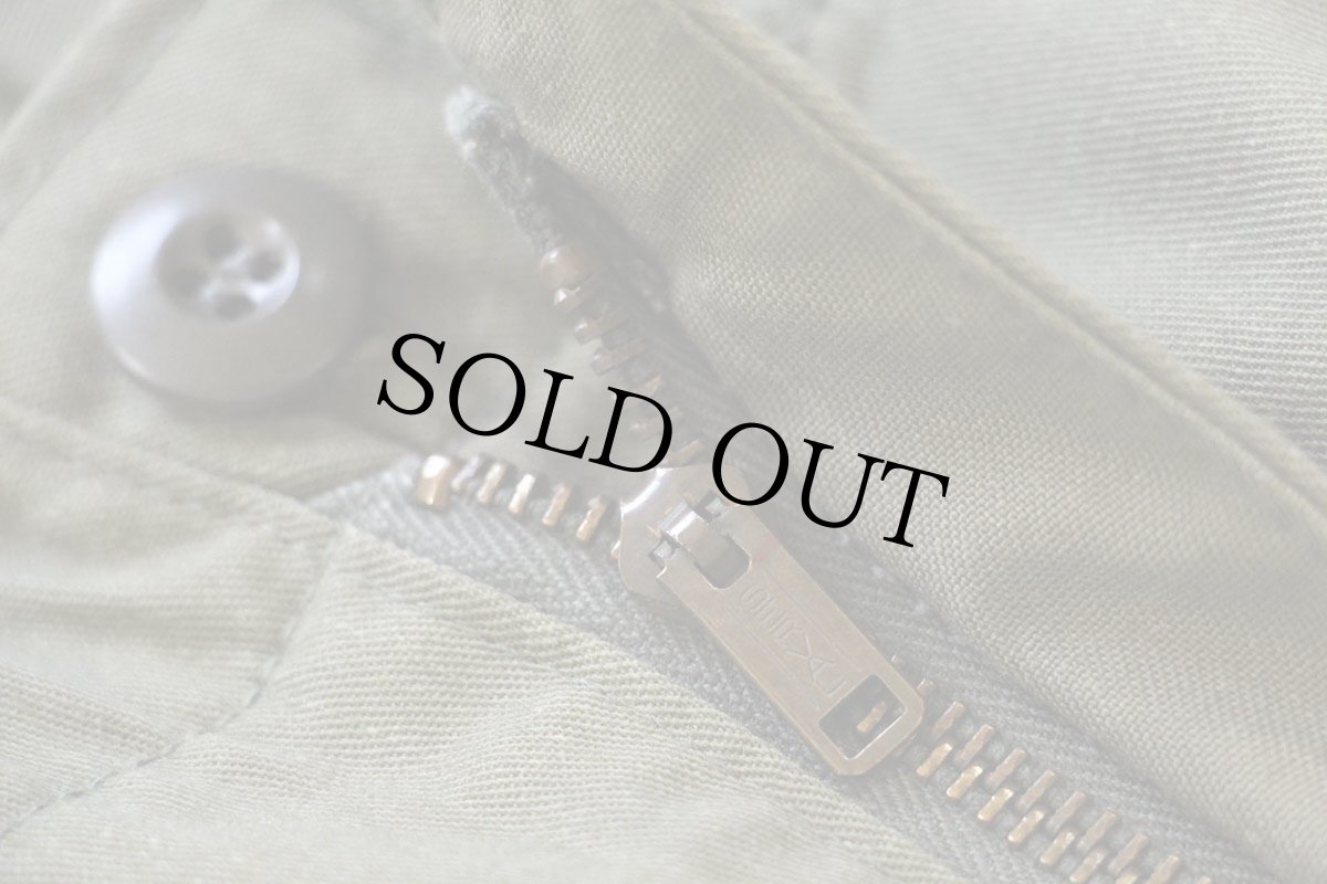 画像7: 70s 米軍 U.S.ARMY ユーティリティ ベイカーパンツ オリーブグリーン フェード w32 (7)