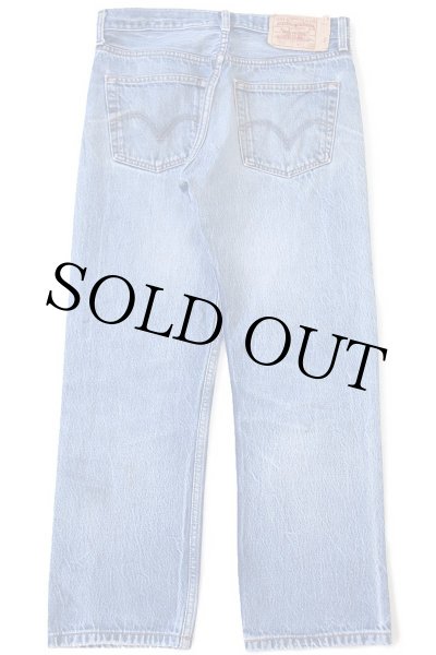 00s Levi'sリーバイス 501 パッチワーク リペア デニムパンツ ヒゲ w32