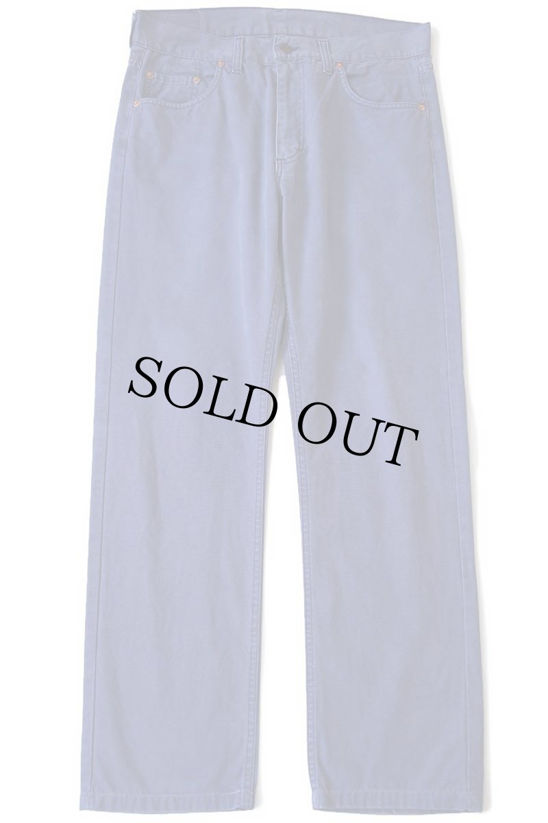 画像2: 90s イタリア製 Levi'sリーバイス 505 コットン キャンバス パンツ ナス紺 W33★ユーロ (2)