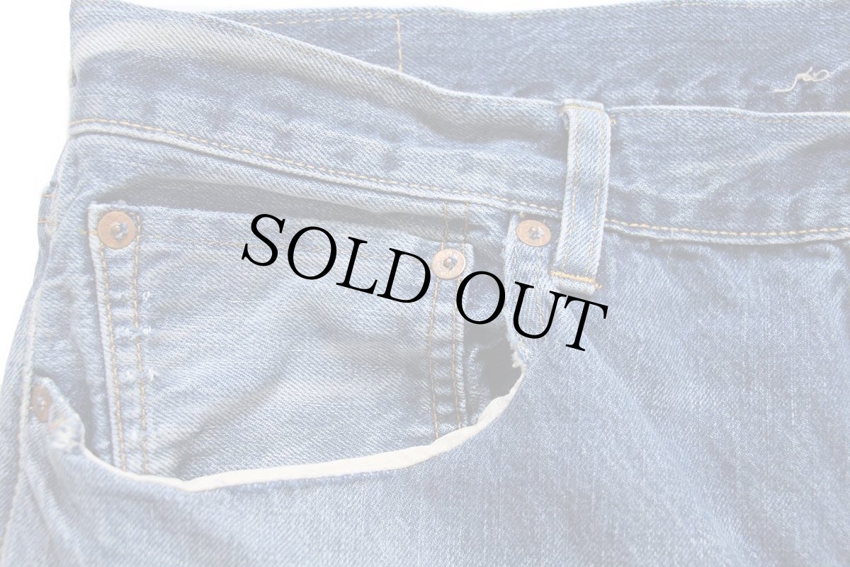 画像10: トルコ製 LVC LEVI'S VINTAGE CLOTHING リーバイス 501XX 1947 ダメージ&パッチワーク ビンテージ加工 デニムパンツ w38 L34 (10)