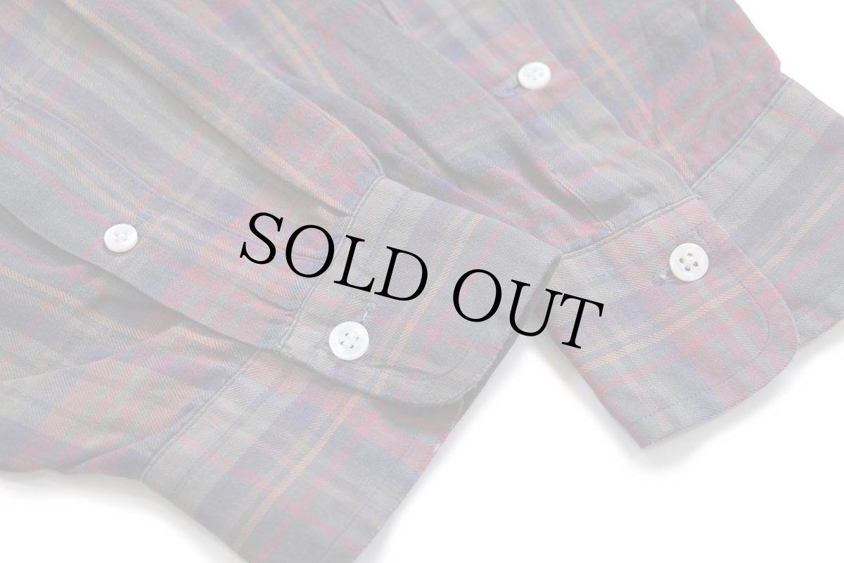 画像6: 90s ラルフローレン タータンチェック ボタンダウン コットンシャツ★21 (6)