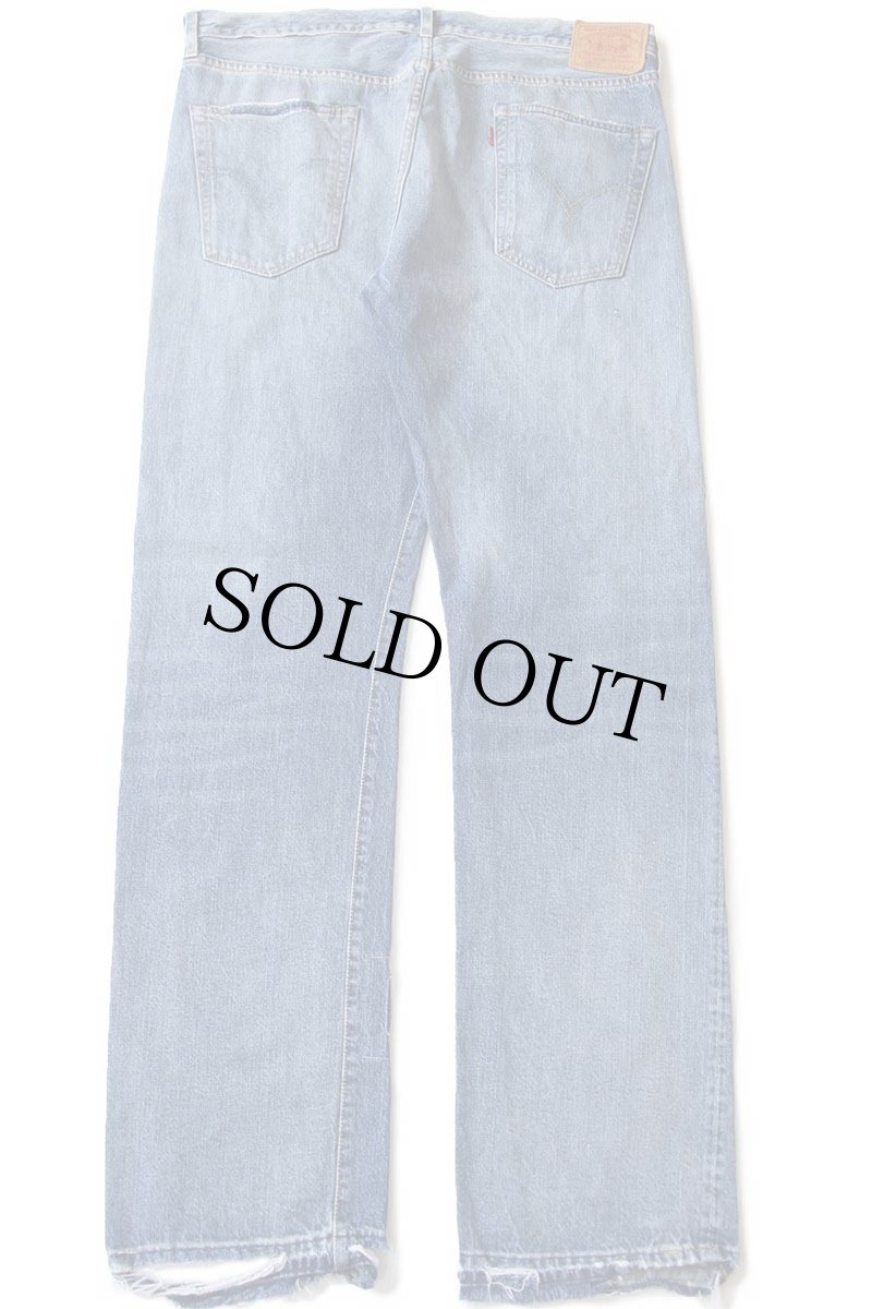 画像3: トルコ製 LVC LEVI'S VINTAGE CLOTHING リーバイス 501XX 1947 ダメージ&パッチワーク ビンテージ加工 デニムパンツ w38 L34 (3)