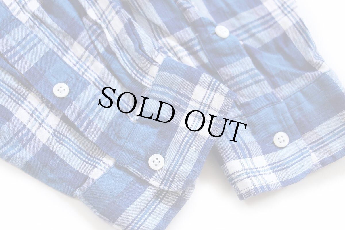 画像5: 90s ポロ ラルフローレン チェック コットンシャツ XL★85 特大 (5)