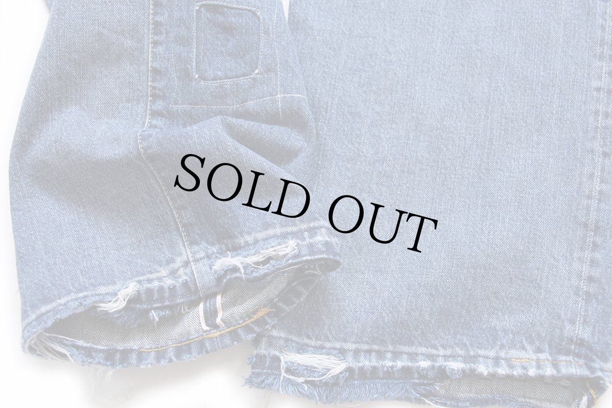 画像12: トルコ製 LVC LEVI'S VINTAGE CLOTHING リーバイス 501XX 1947 ダメージ&パッチワーク ビンテージ加工 デニムパンツ w38 L34 (12)