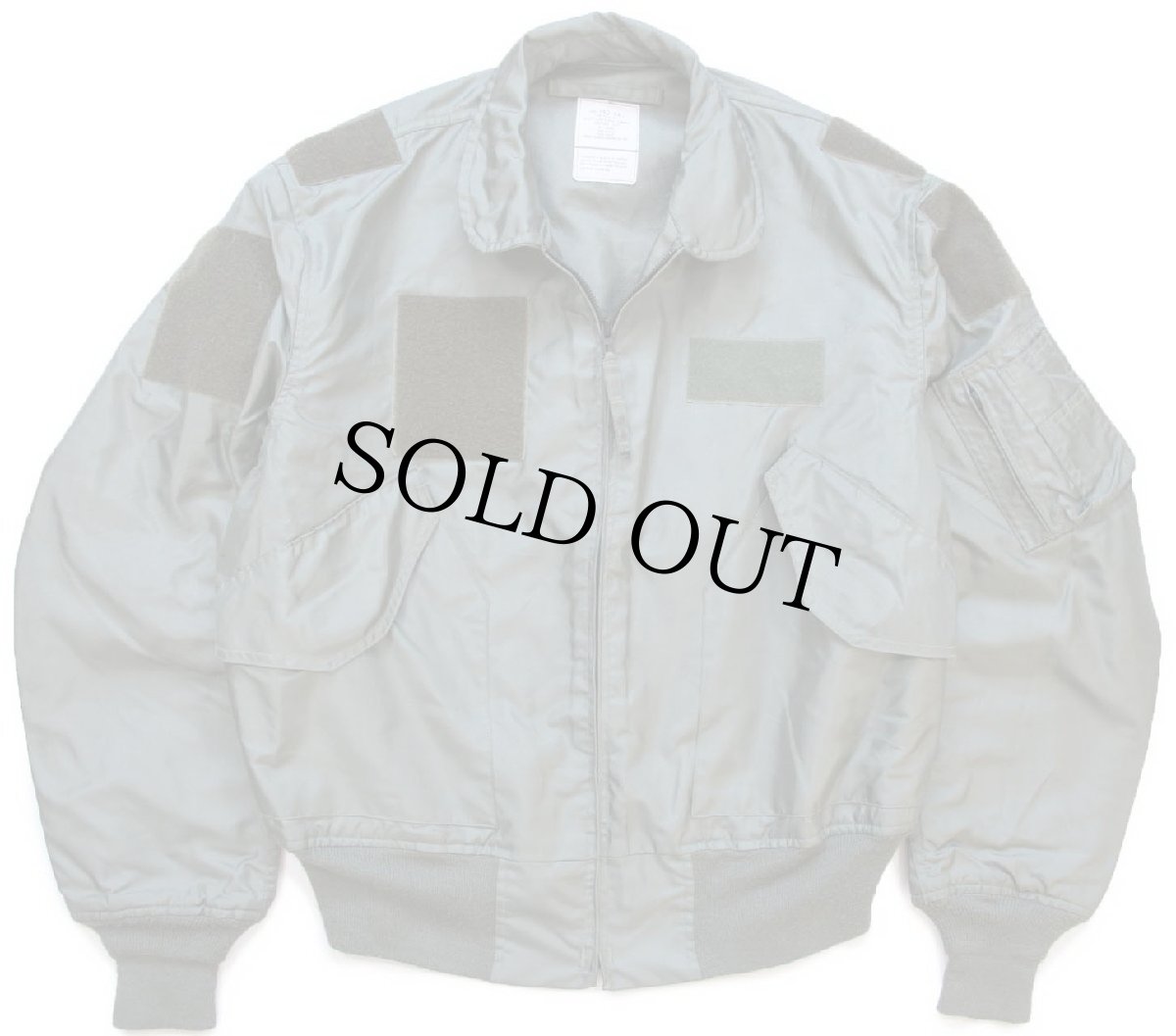 画像1: USA製 米軍 USAF CWU-36/P アラミド フライトジャケット セージグリーン L (1)