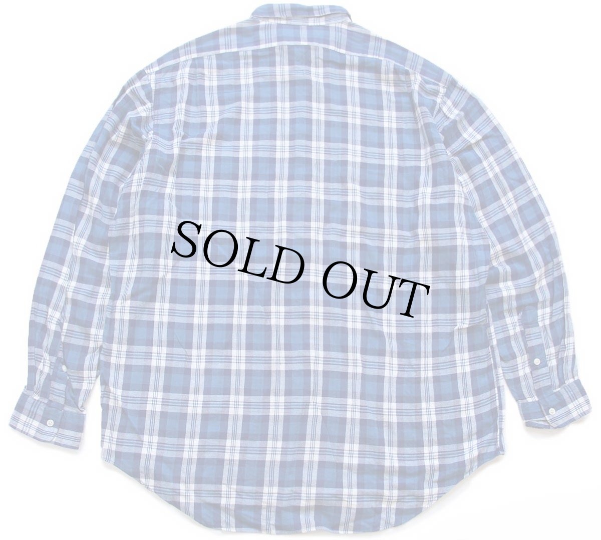 画像2: 90s ポロ ラルフローレン チェック コットンシャツ XL★85 特大 (2)