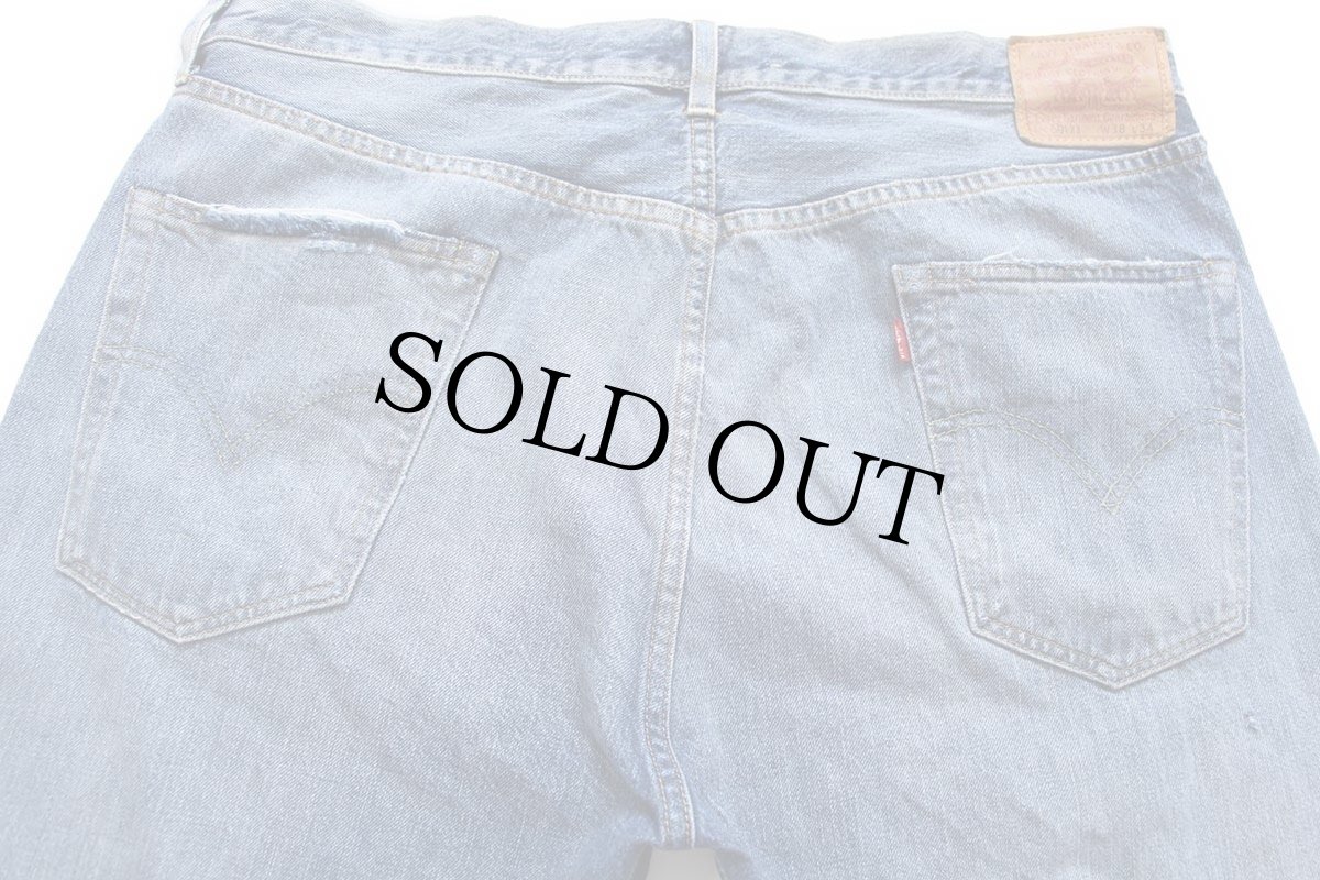 画像5: トルコ製 LVC LEVI'S VINTAGE CLOTHING リーバイス 501XX 1947 ダメージ&パッチワーク ビンテージ加工 デニムパンツ w38 L34 (5)