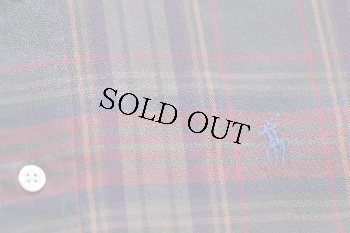 画像5: 90s ラルフローレン タータンチェック ボタンダウン コットンシャツ★21 (5)