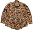 70s USA Duxbak ダックハンターカモ　ハンティングジャケット 70s Duxbak ダックハンターカモ ハンティングシャツ L