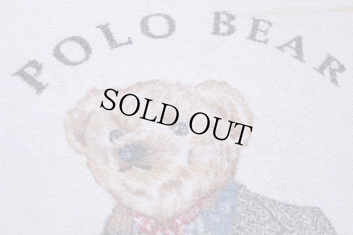 画像4: 80s USA製 Ralph Lauren ラルフローレン POLO BEAR ポロベア コットン タオル 大判 (4)
