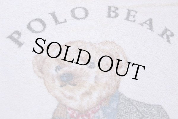 80s USA製 Ralph Lauren ラルフローレン POLO BEAR ポロベア コットン