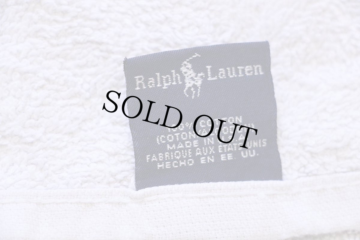 画像5: 80s USA製 Ralph Lauren ラルフローレン POLO BEAR ポロベア コットン タオル 大判 (5)