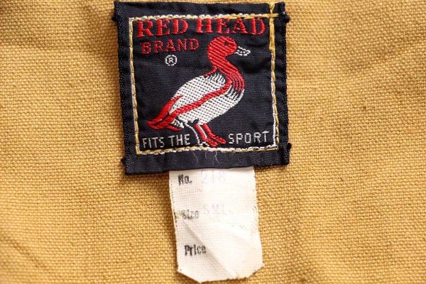 60s RED HEADレッドヘッド KANSAS HUNTER EDUCATION パッチ付き ダック