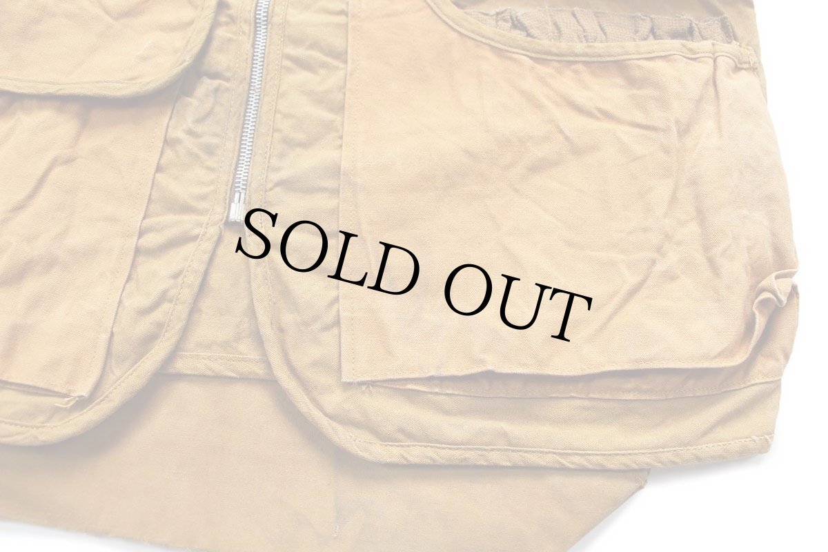 画像7: 60s Penneys FOREMOST ツートン ダック地 ハンティングベスト 茶 (7)